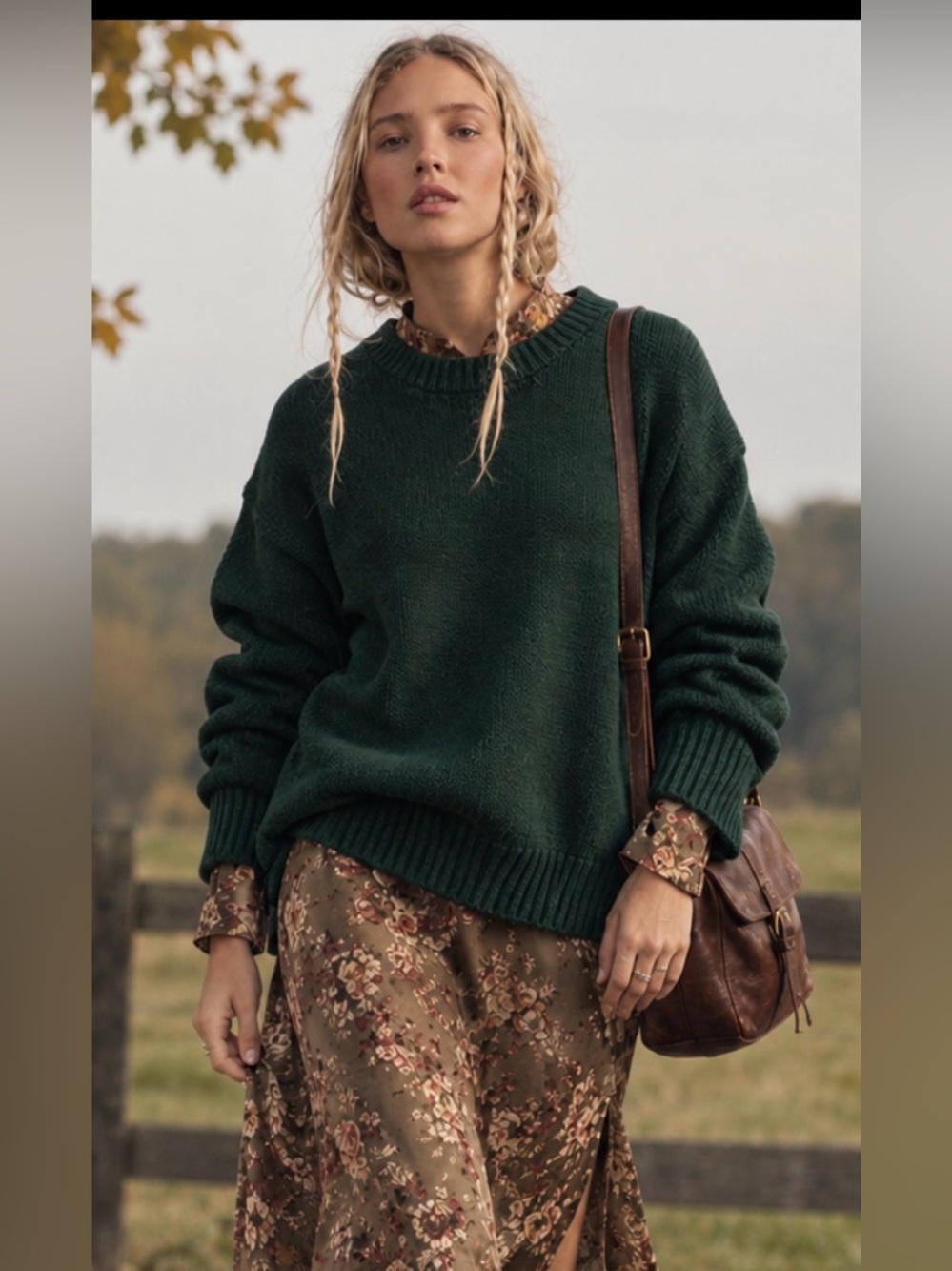 Free People Melvin Pullover Chunky Sweater